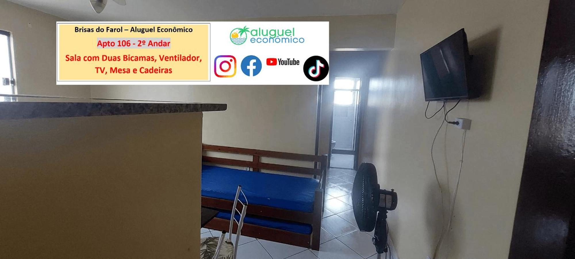 Apartment - Brisas Do Farol - Aluguel Economico Arraial do Cabo